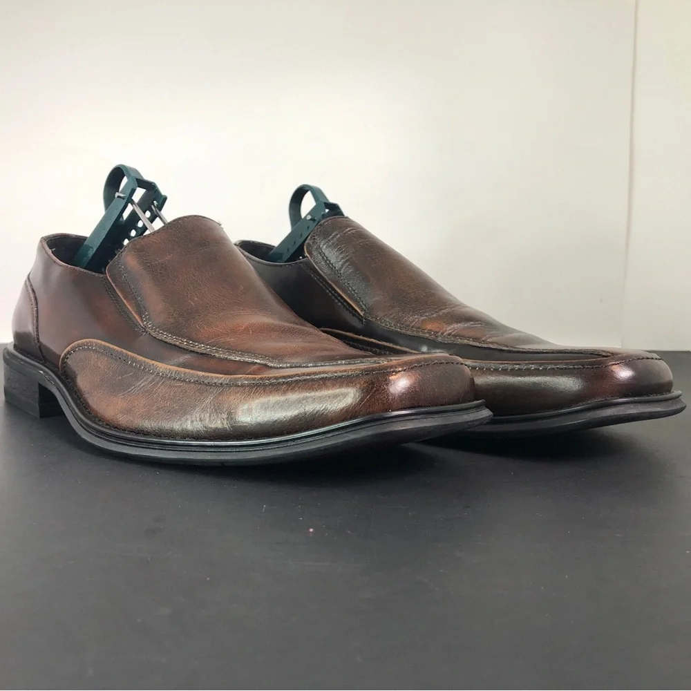 Natha Studio Men’s 840036 Brown‎ Size 11.5 M Loafers/Slip On Dress Shoes